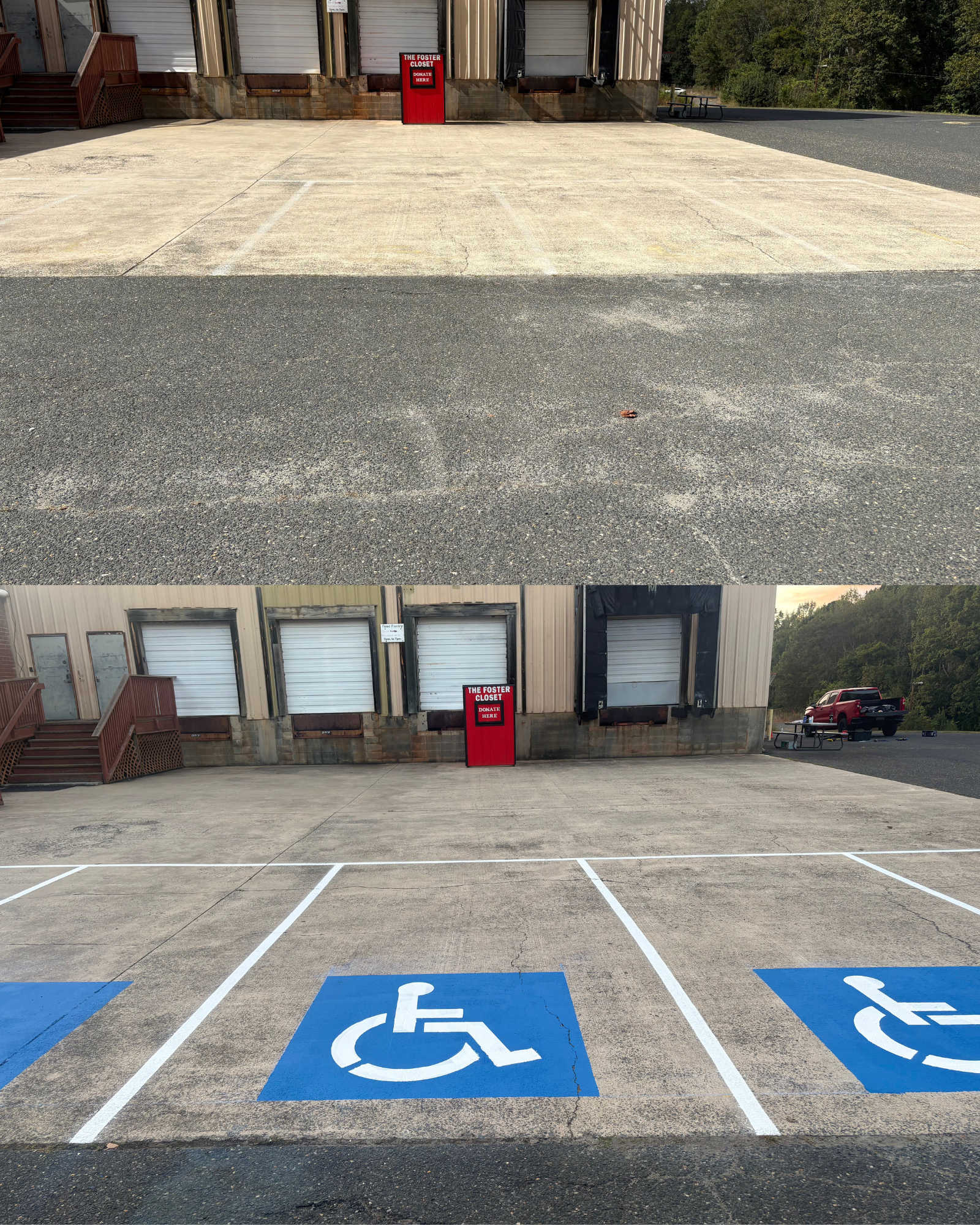Before and After Striping Project 3